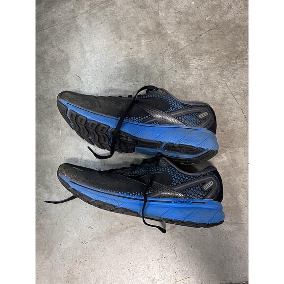Brooks Ghost 14 Black Blue Running Comfort Athletic Shoes Mens Size 11 - Picture 6 of 10